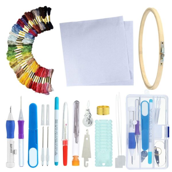 DIY Embroidery Set + 50 Threads - Image 4