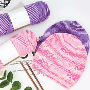 Crochet, Knitting Yarn, 8 Strands Yarn Of Gradient Milk Cotton Wool Hand-knitted Medium Thick
