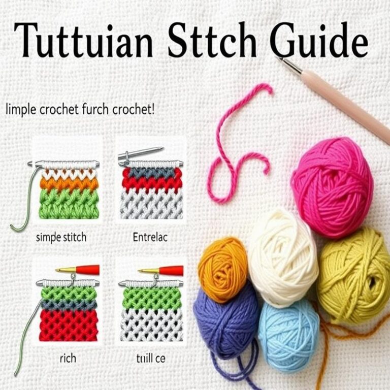 tunisian crochet stitch guide