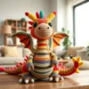 crochet animals | Crimson Cloud Dragon pattern - Image 2