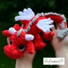 crochet animal pattern - dragon