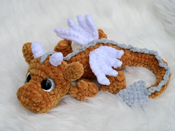 crochet animals | Crimson Cloud Dragon pattern - Image 3