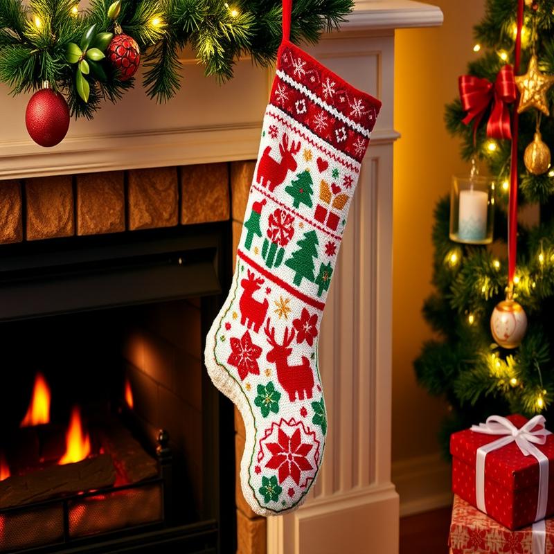 crochet christmas stocking