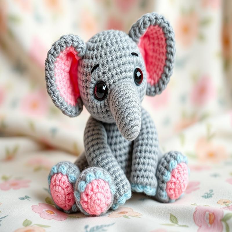 crochet elephant