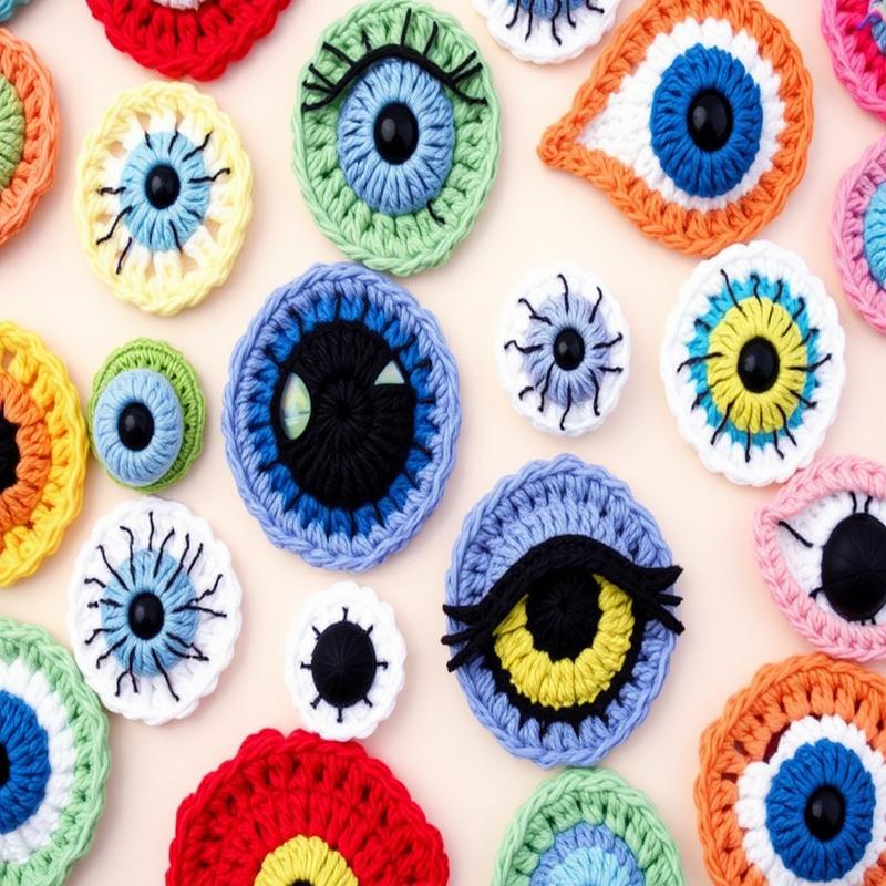 crochet eyes pattern