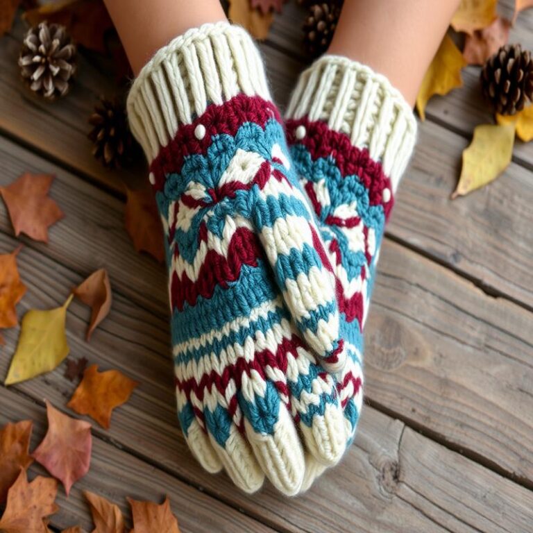 crochet gloves